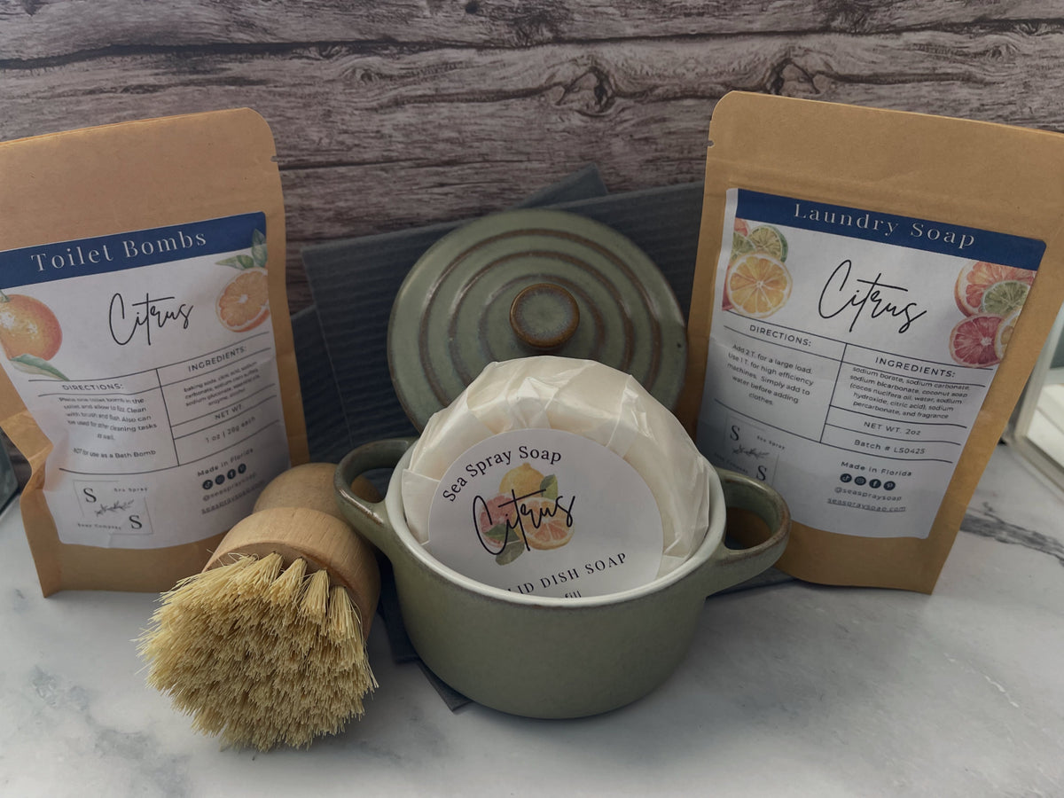 Zero Waste Starter Bundle a $58 value for $39.95 i n Citrus