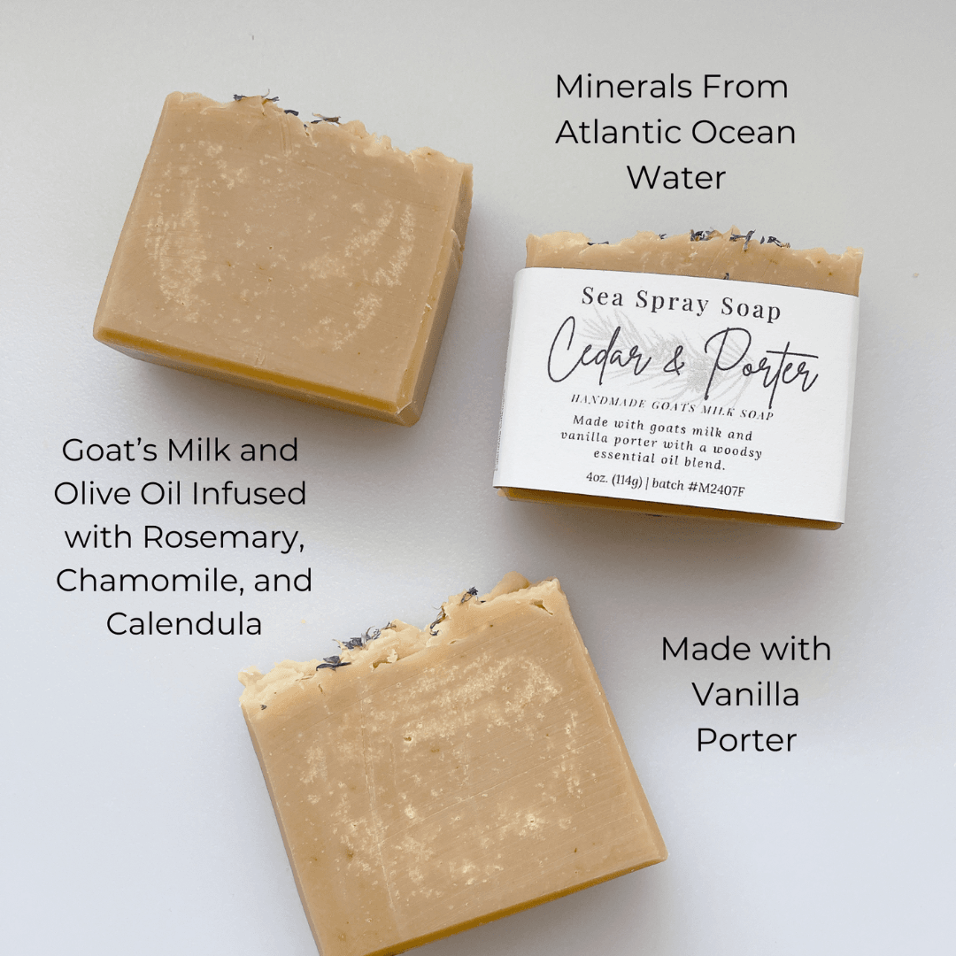 Cedar & Porter Beer Soap - Sea Spray Soap
