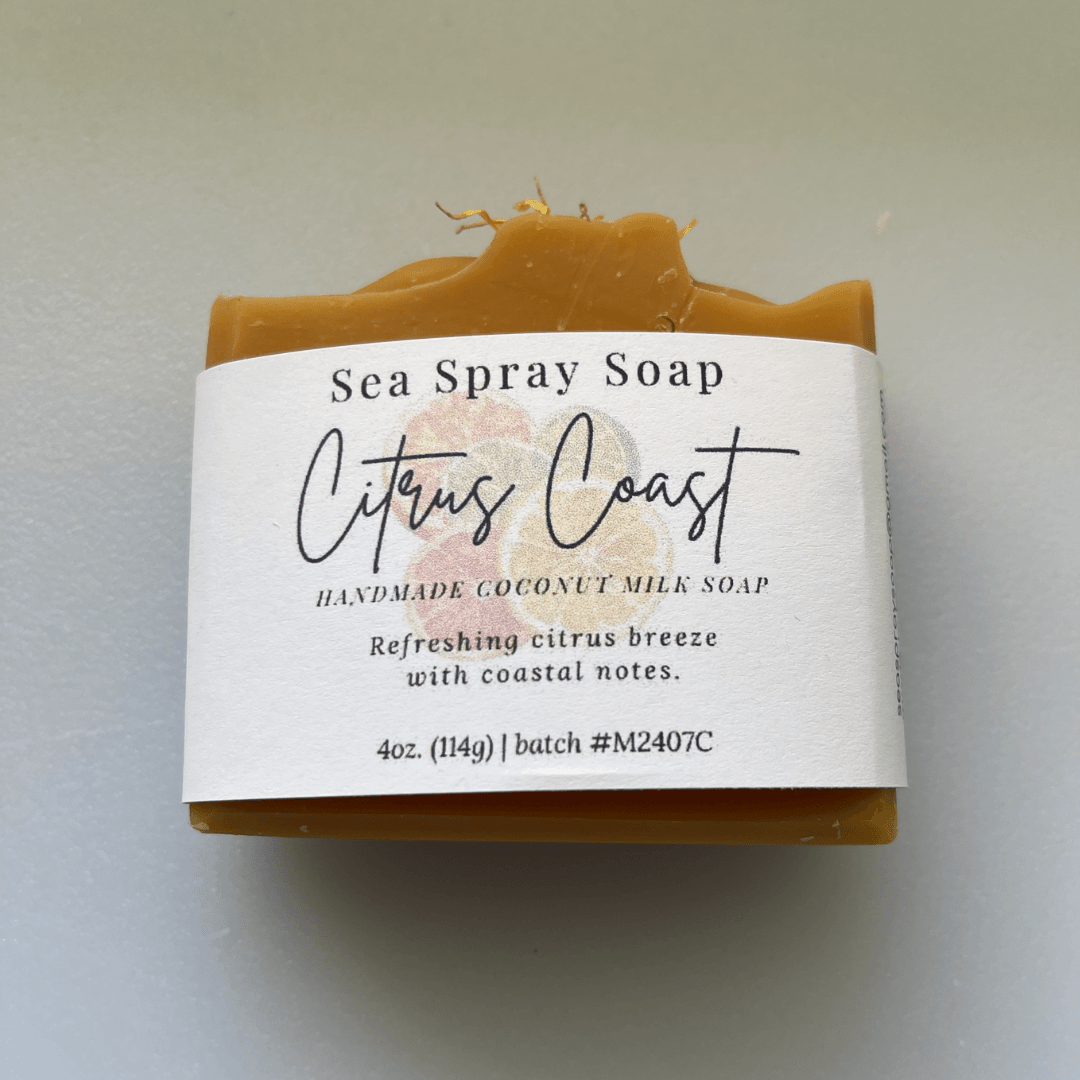 Citrus Coast Coconut Milk Handmade Soap - Sea Spray Soap