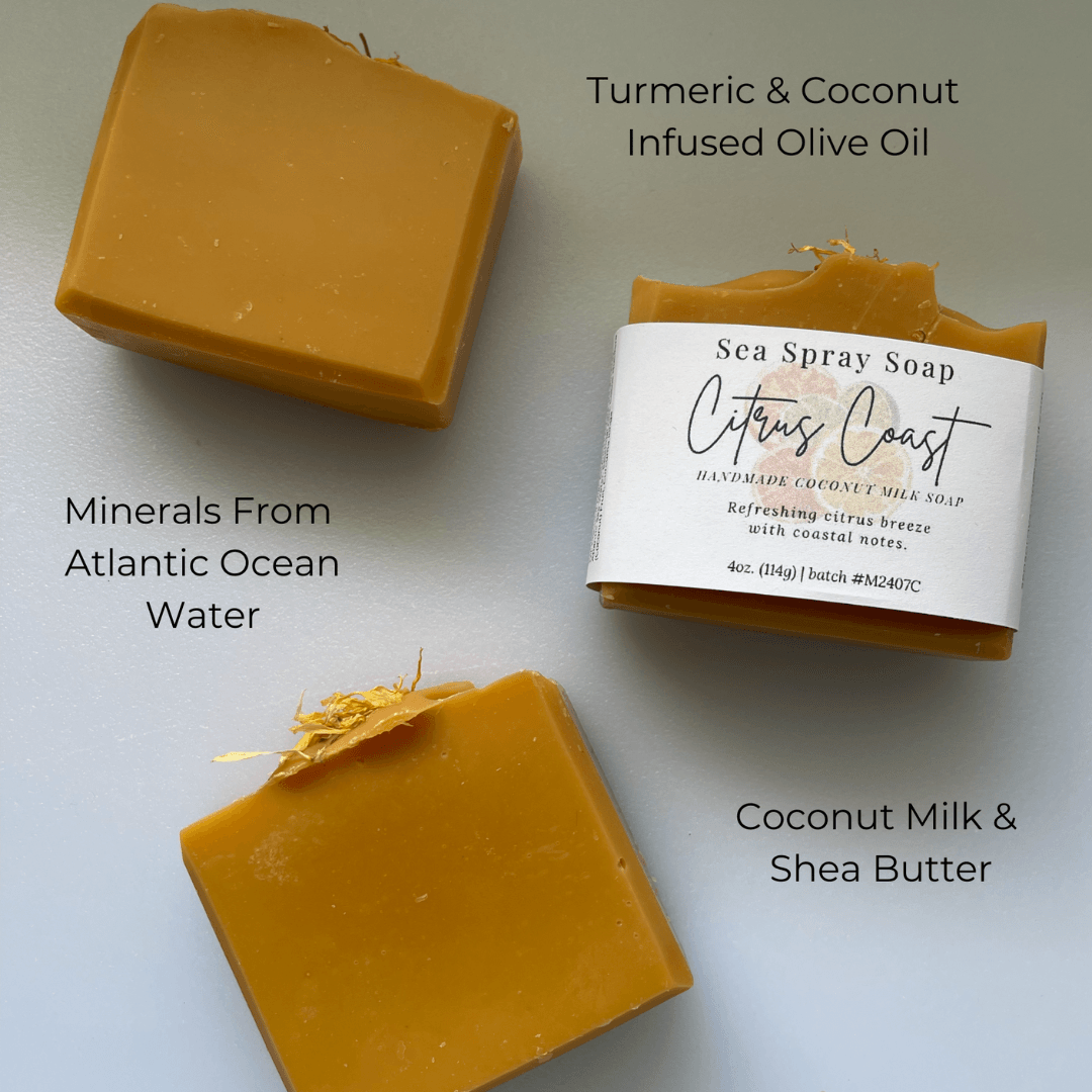 Citrus Coast Coconut Milk Handmade Soap - Sea Spray Soap