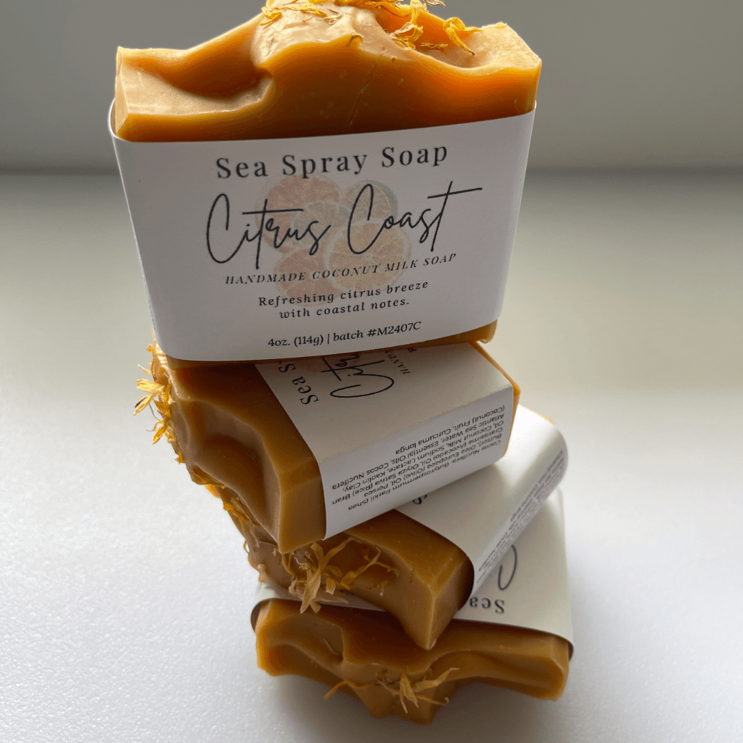 Citrus Coast Coconut Milk Handmade Soap - Sea Spray Soap