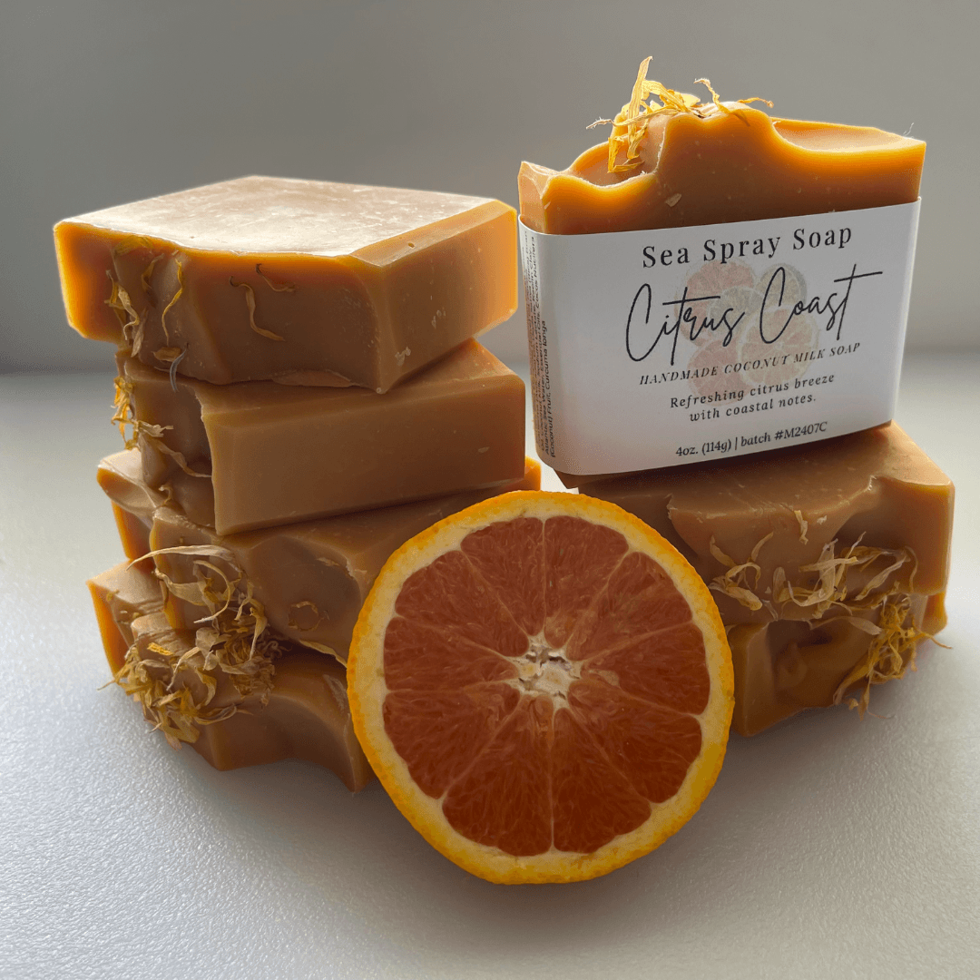 Citrus Coast Coconut Milk Handmade Soap - Sea Spray Soap