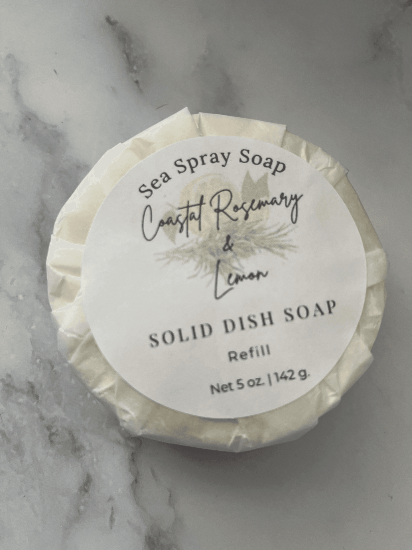 Solid Dish Soap Refill - Sea Spray Soap