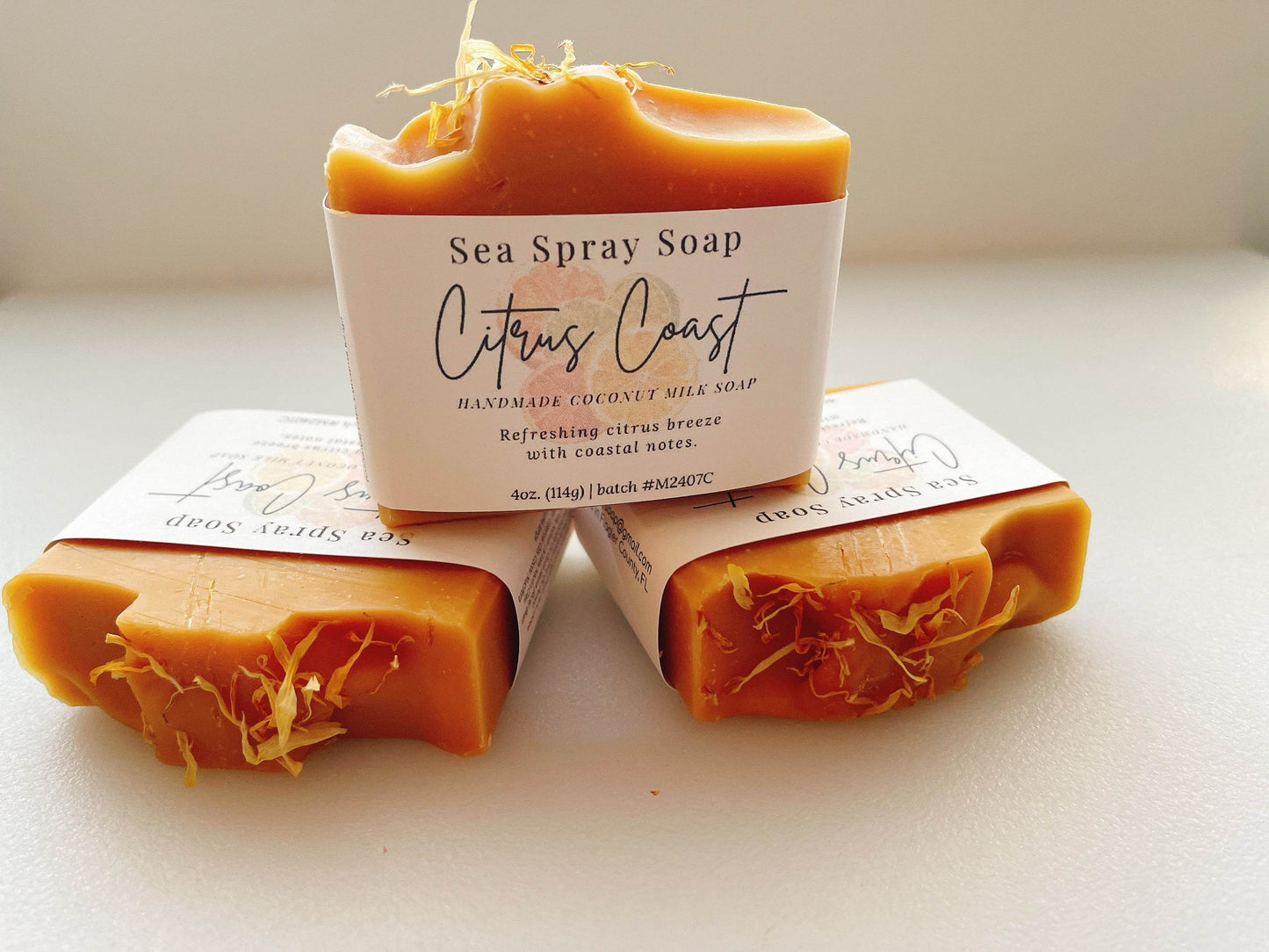 Citrus Coast Coconut Milk Handmade Soap - Sea Spray Soap