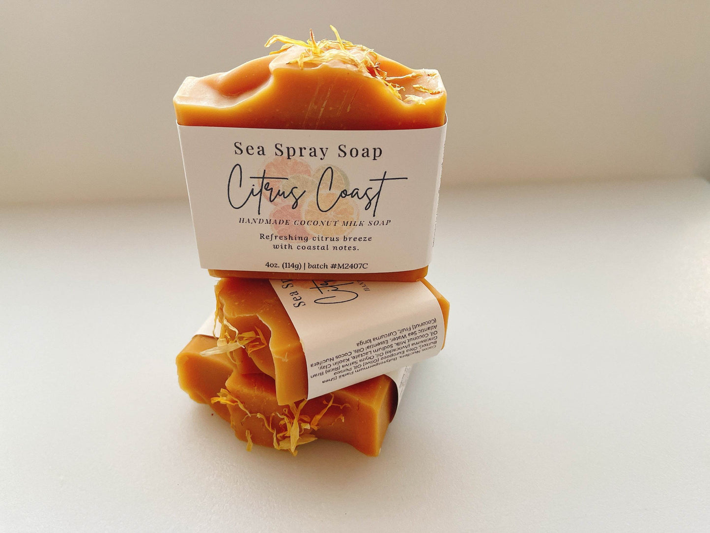 Citrus Coast Coconut Milk Handmade Soap - Sea Spray Soap