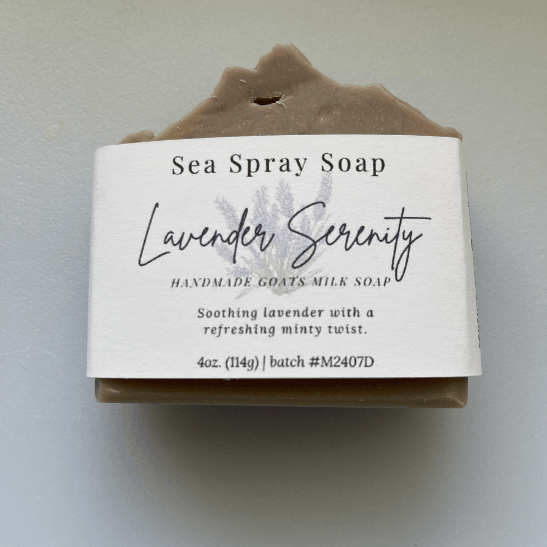 Lavender Serenity Goat Milk Soap - Sea Spray Soap
