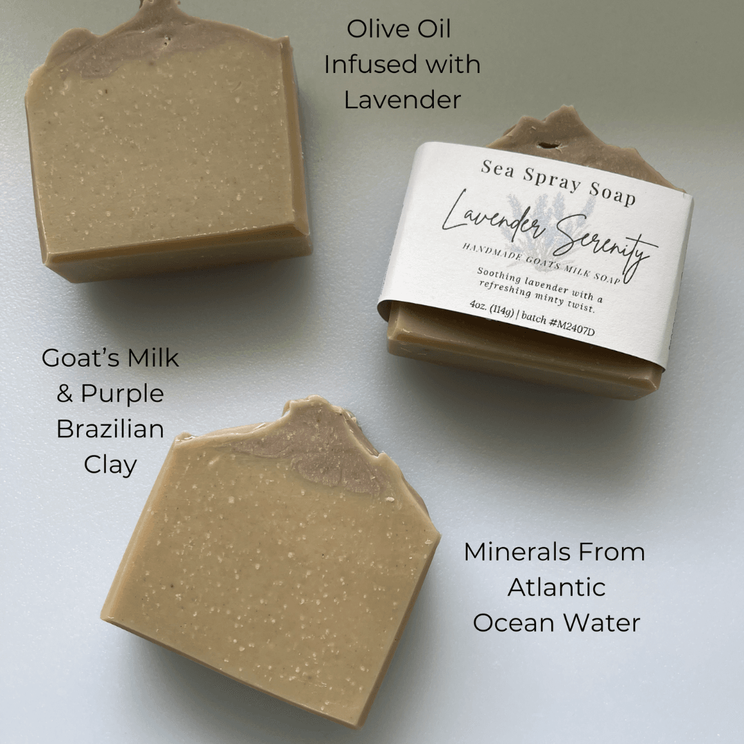 Lavender Serenity Goat Milk Soap - Sea Spray Soap