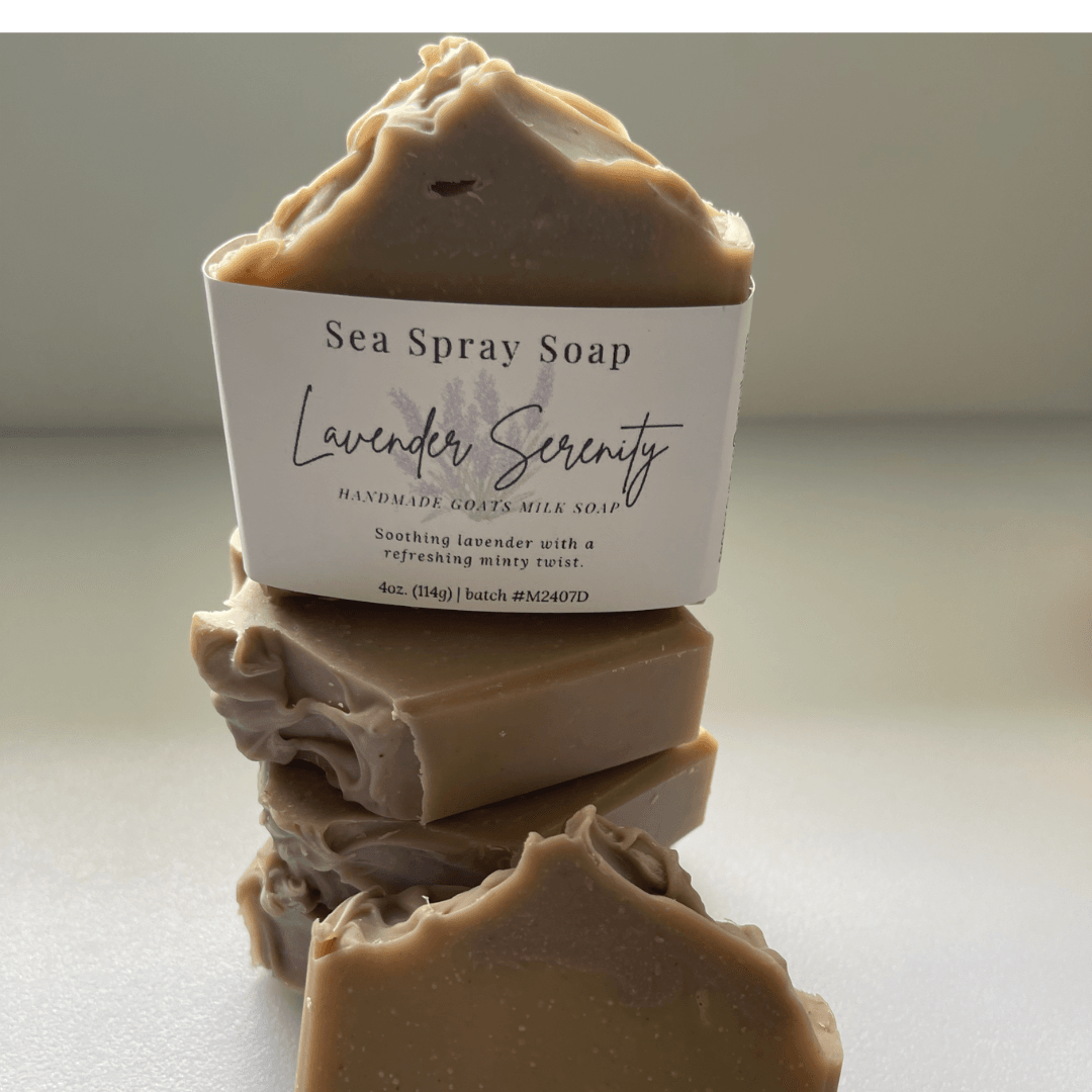 Lavender Serenity Goat Milk Soap - Sea Spray Soap