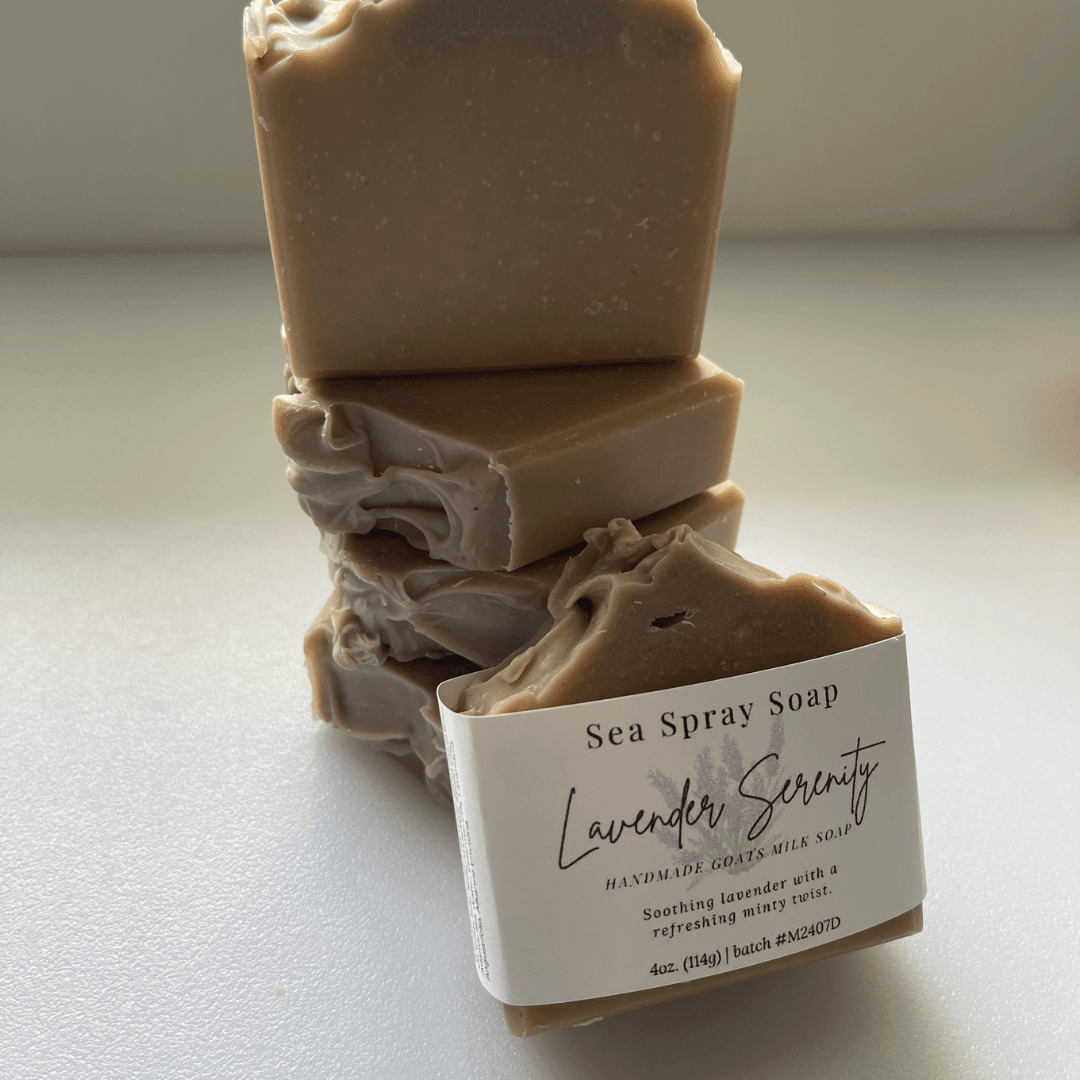 Lavender Serenity Goat Milk Soap - Sea Spray Soap