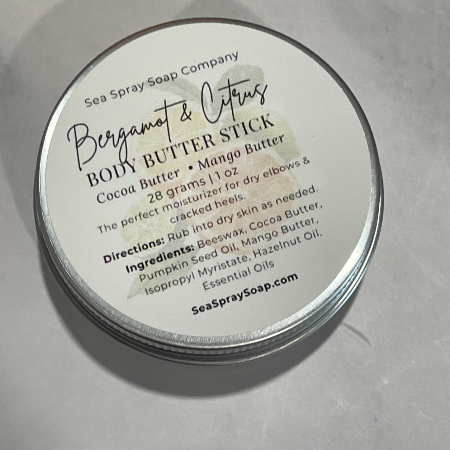 Bergamot & Citrus Body Butter Stick