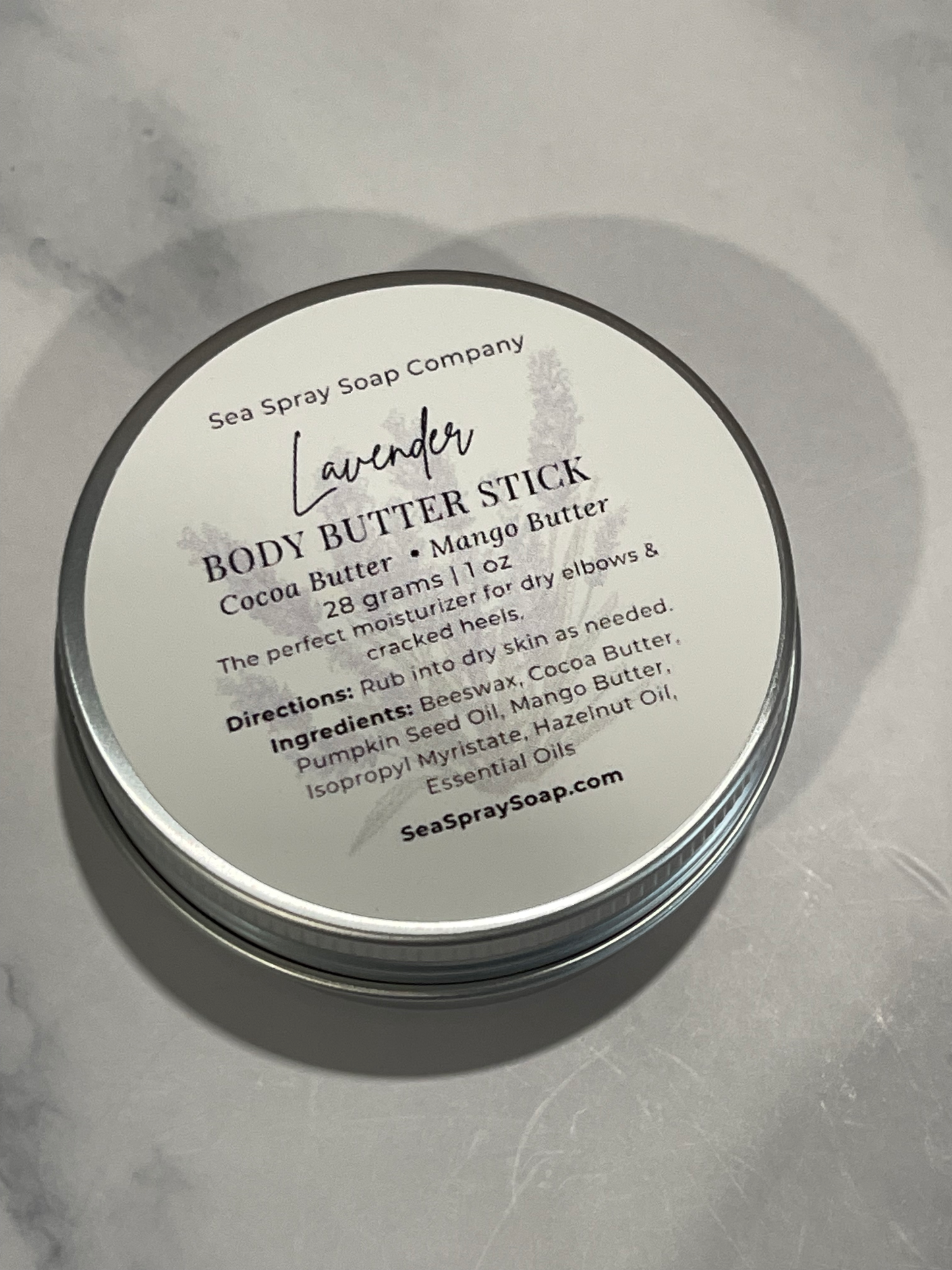 Lavender Body Butter Stick