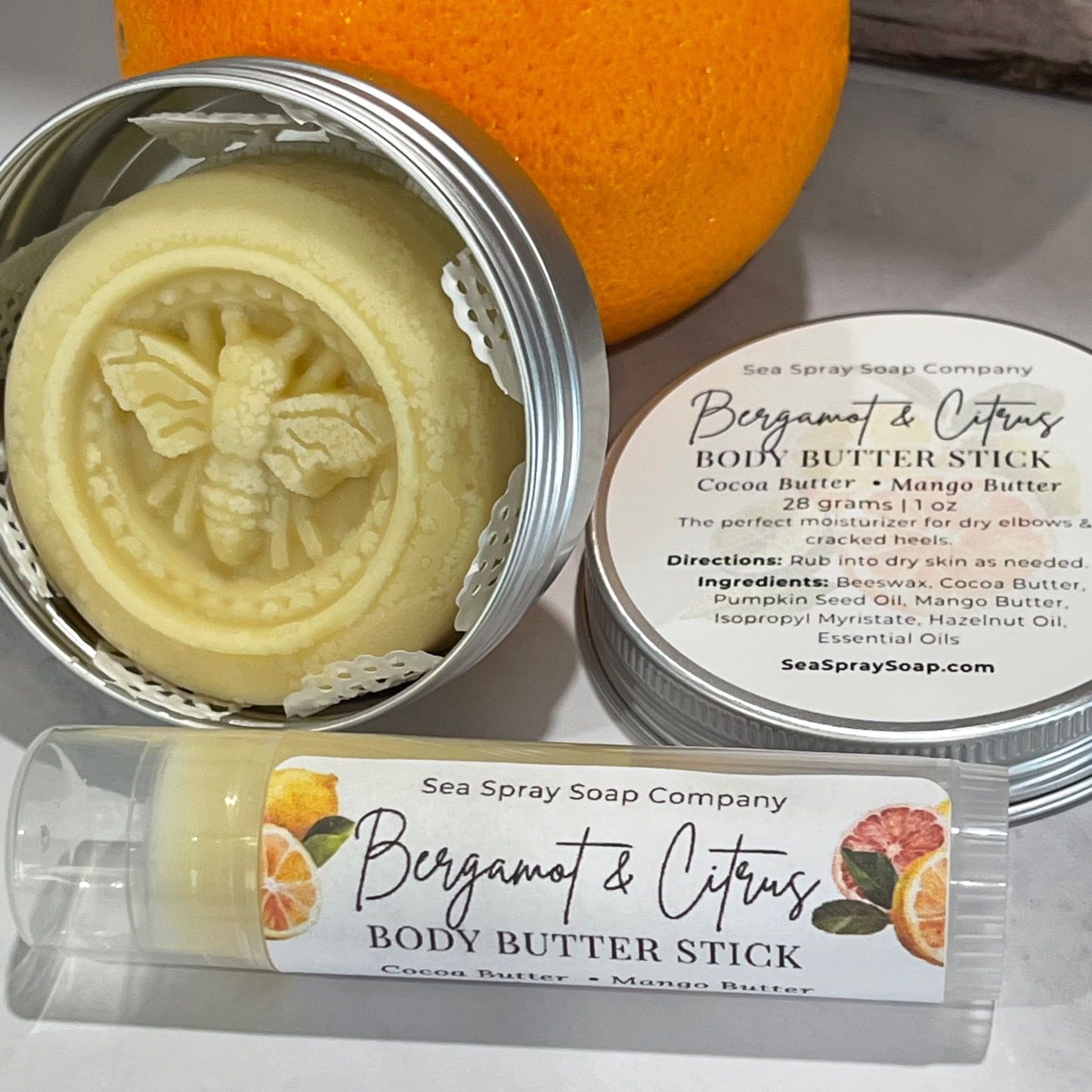 Bergamot & Citrus Body Butter Stick
