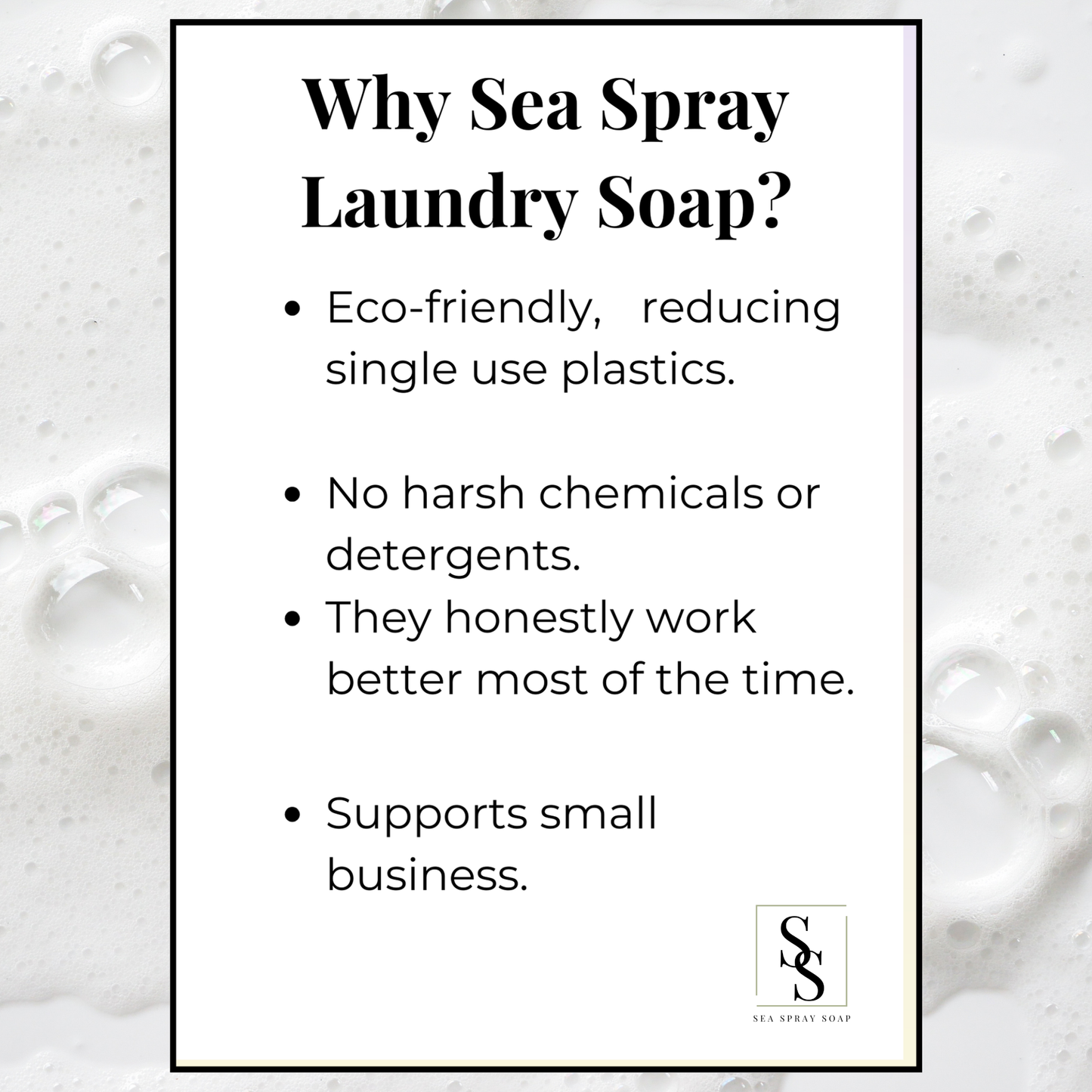 Natural Laundry Soap - Sea Spray Soap