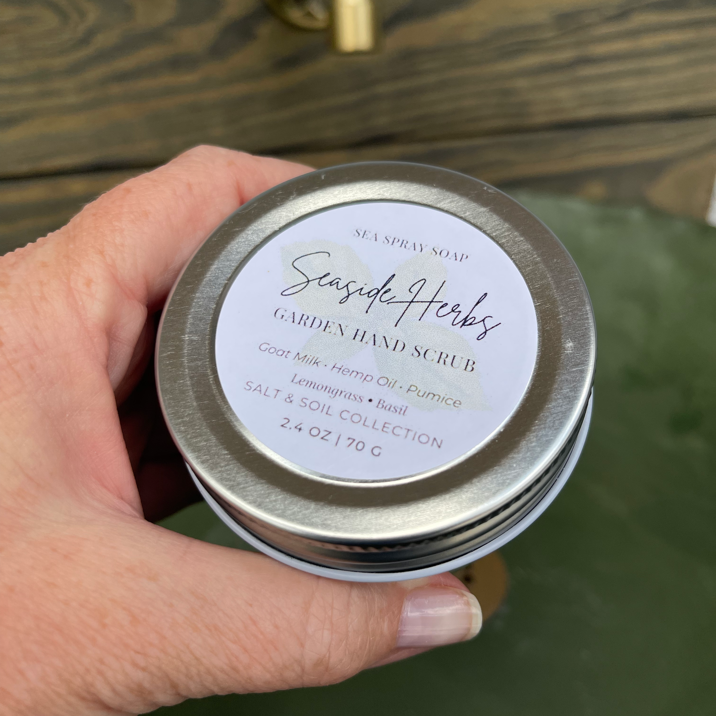 Seaside Herbs Gardeners Hand Scrub