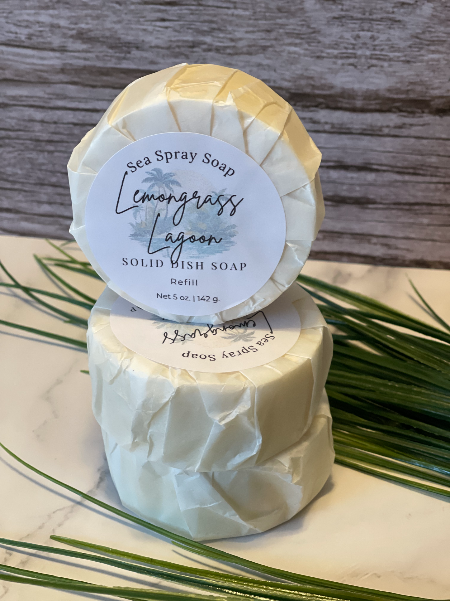 Lemongrass Lagoon Solid Dish Soap