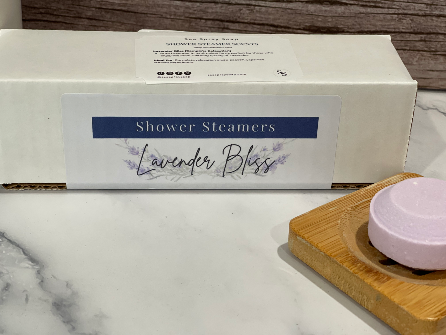 Lavender Bliss Box of Shower Steamers