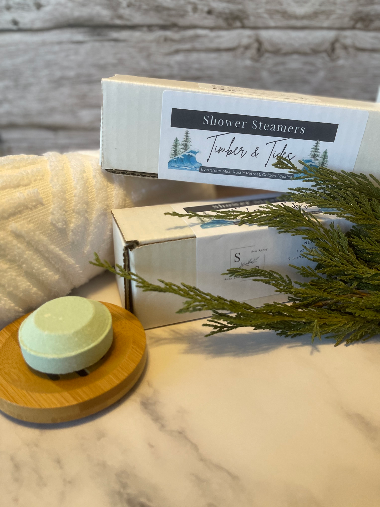 Timber and Tide Box of Shower Steamers