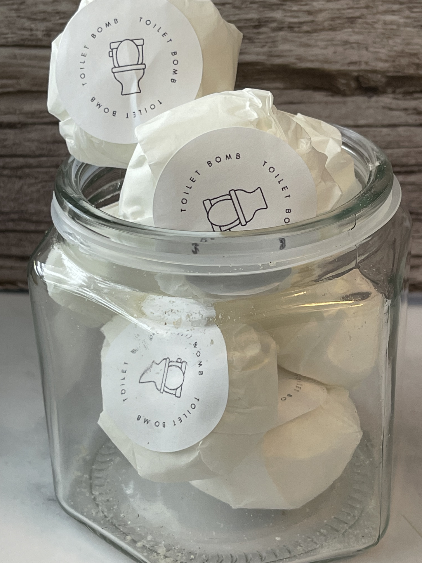 Paper Wrapped Toilet Bombs - Sea Spray Soap