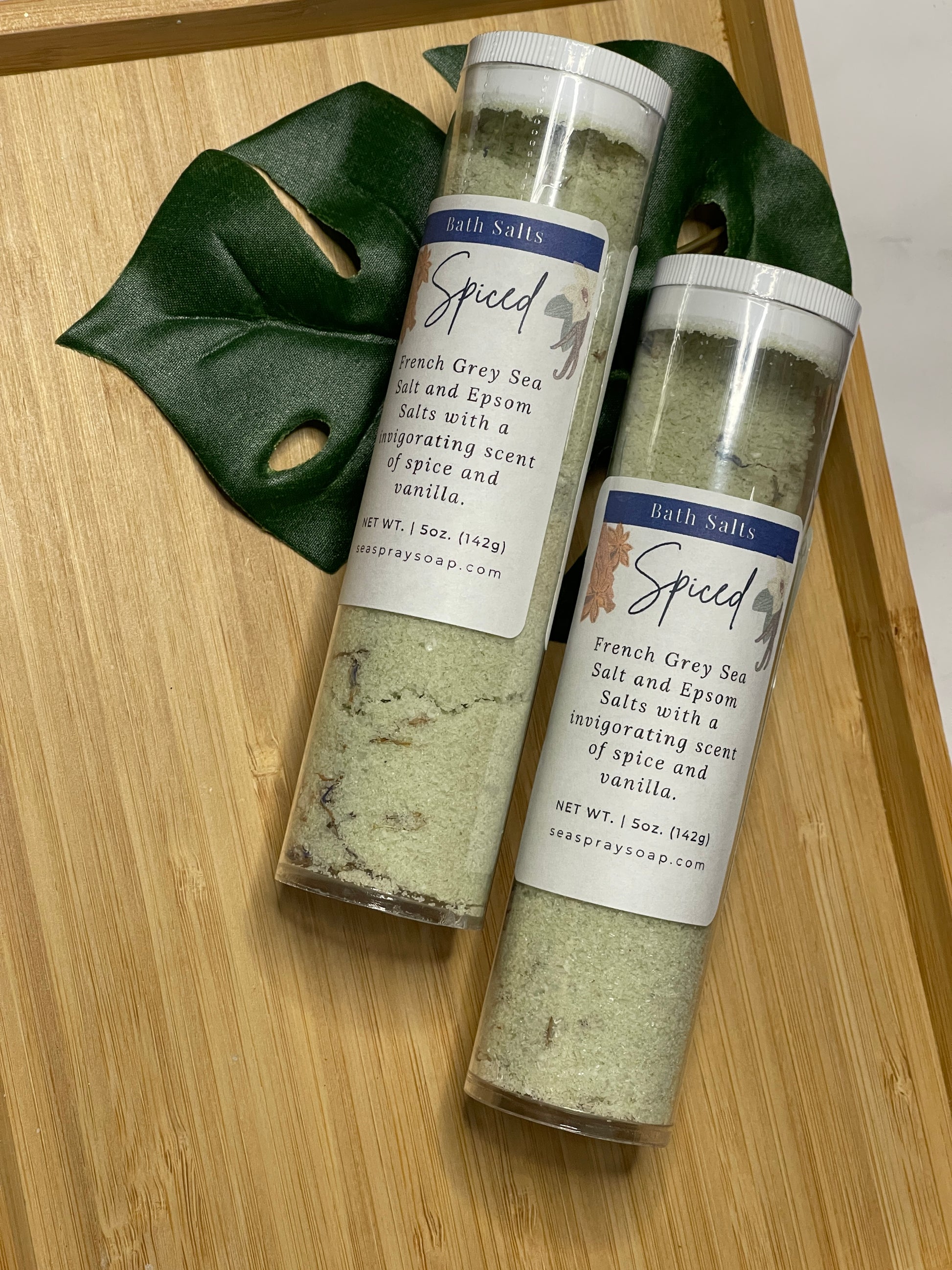 Spiced Bath Salts two tubes