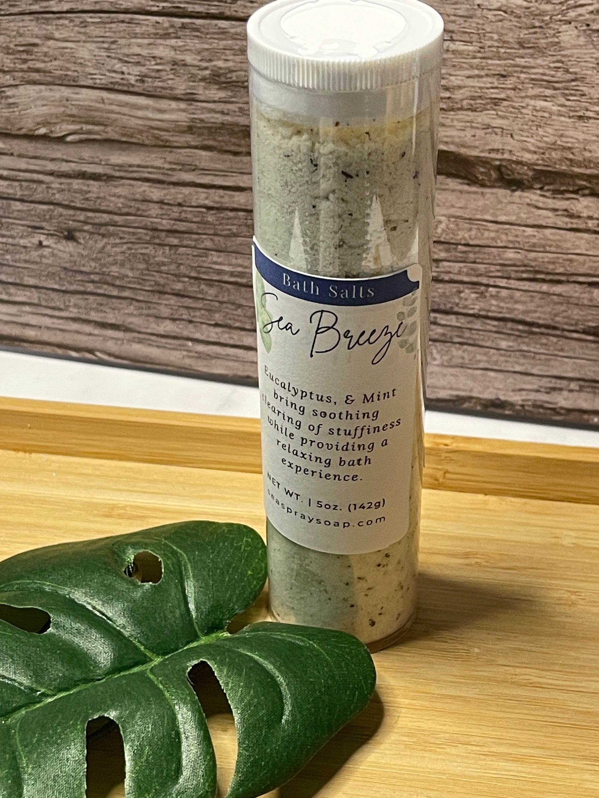 Sea Breeze Bath Salts in a 5 oz tube
