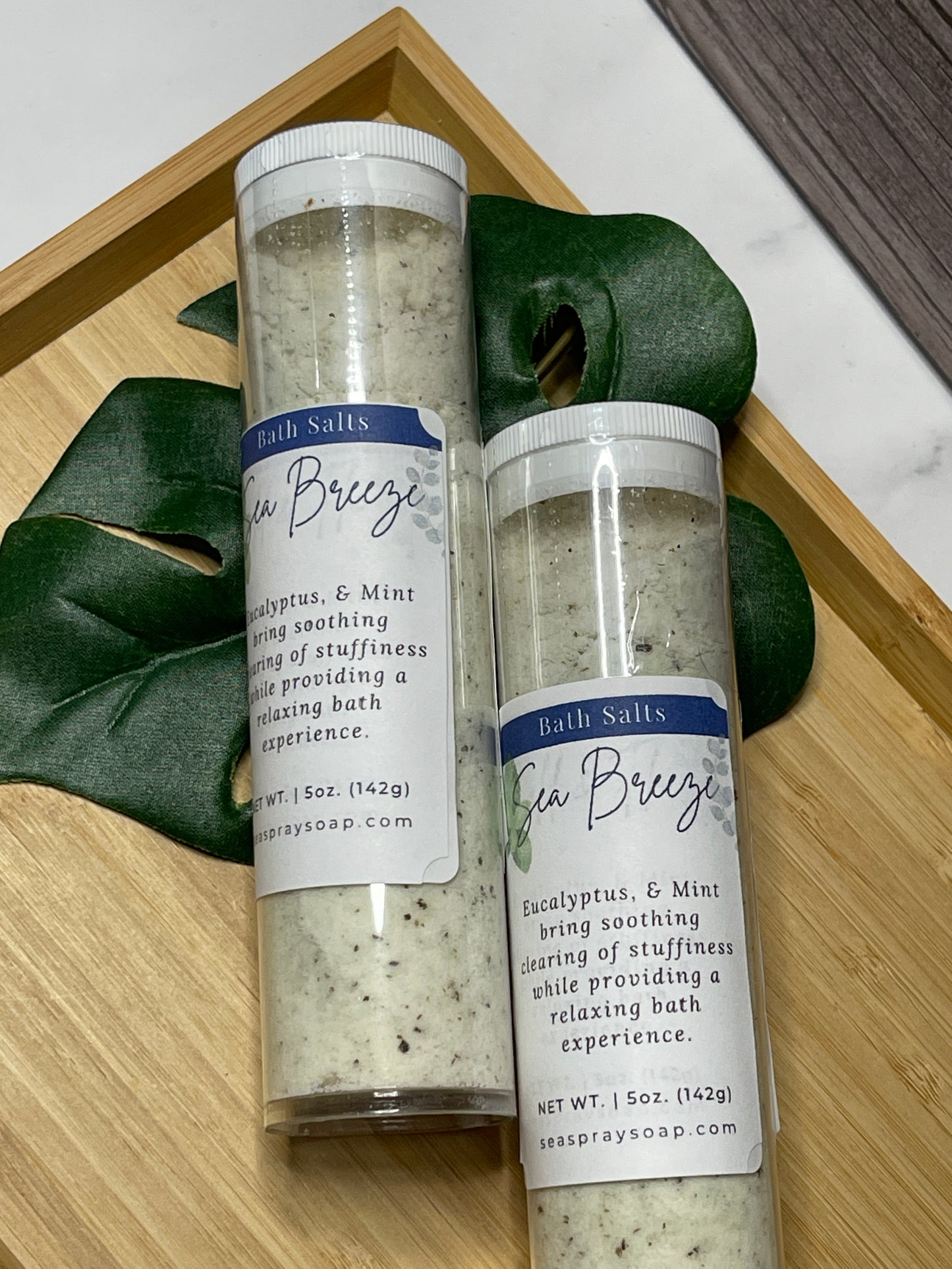 Sea Breeze Bath Salts Two Tubes