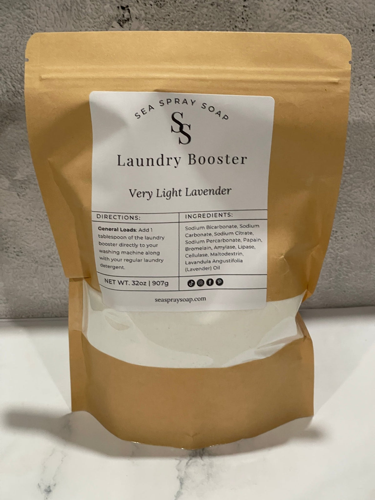Natural Enzyme Laundry Booster - Sea Spray Soap