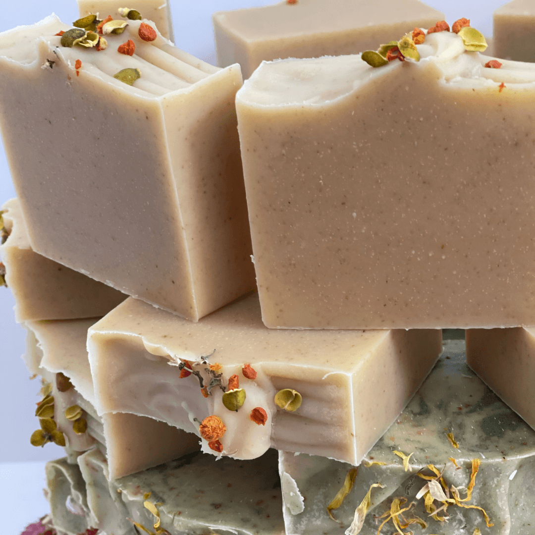 Soothing Oat & Calendula Goat Milk Handmade Soap - Sea Spray Soap