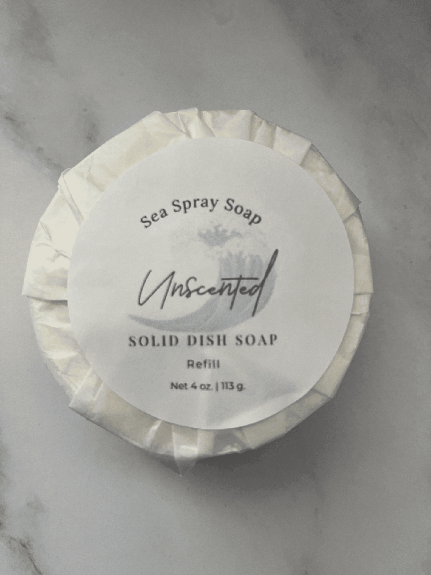 Solid Dish Soap Refill - Sea Spray Soap