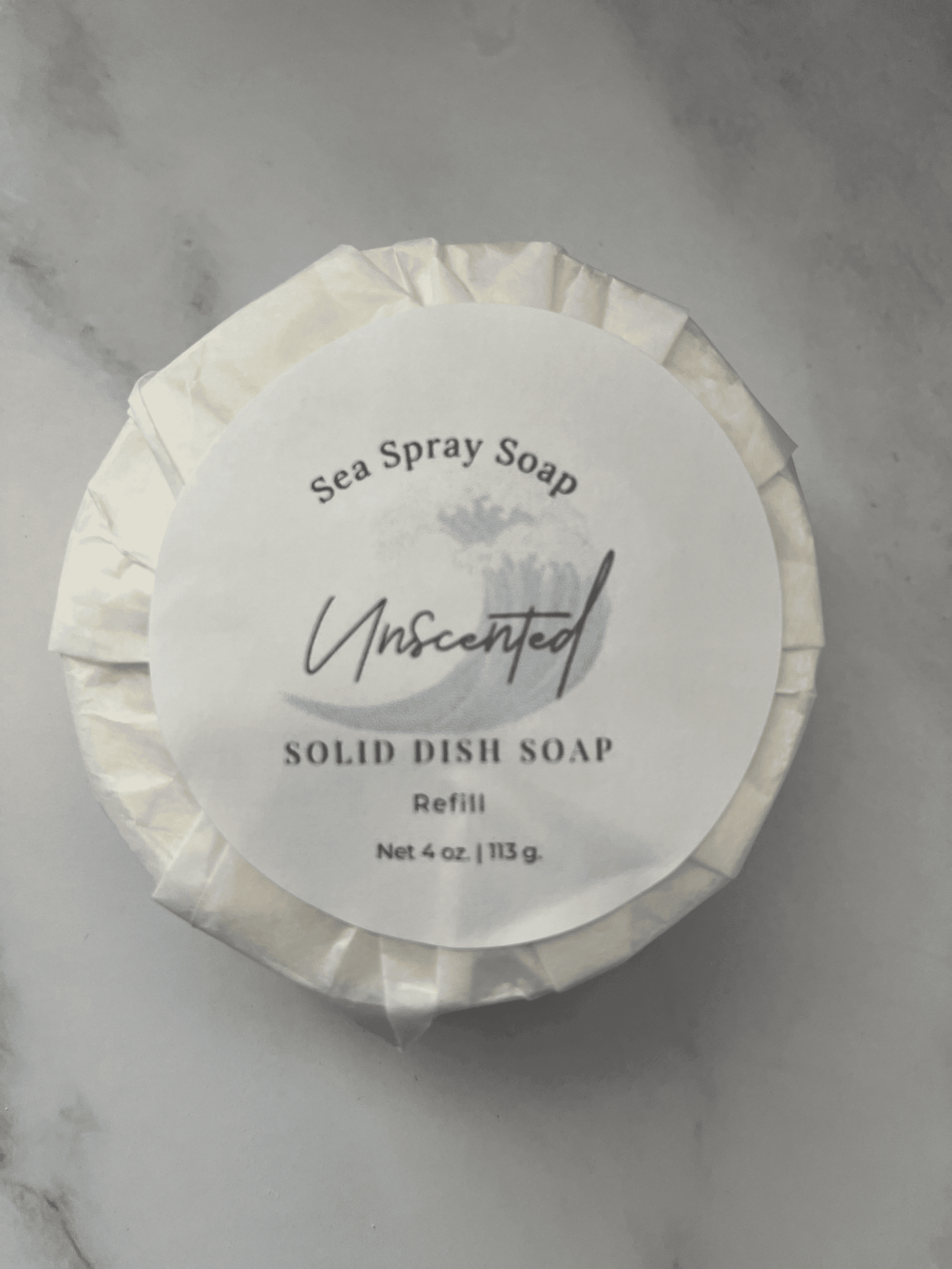 Solid Dish Soap Refill - Sea Spray Soap