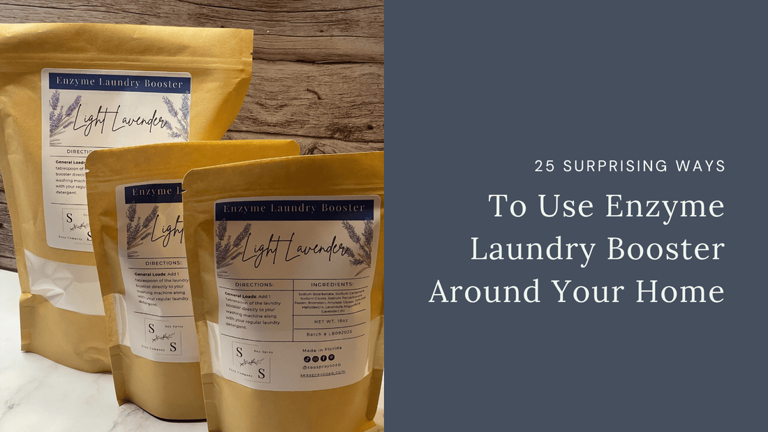 25 Surprising Ways to Use Enzyme Laundry Booster Around Your Home - Sea Spray Soap