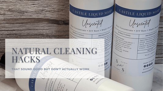 7 Natural Cleaning Hacks That Sound Good but Don't Actually Work - Sea Spray Soap