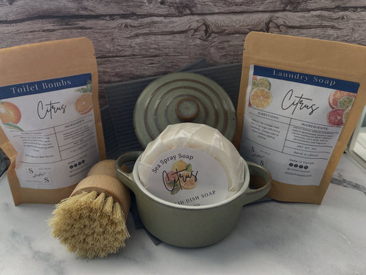Zero Waste Starter Bundle a $58 value for $39.95 i n Citrus 
