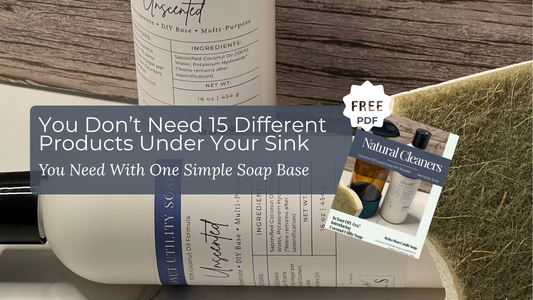 You don't need 15 different cleaning products under your sink