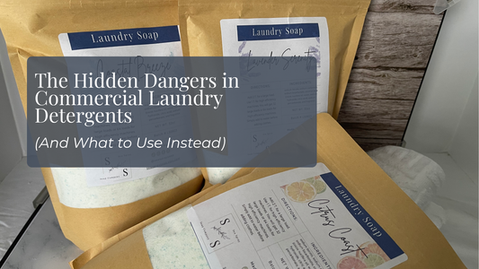 The Hidden Dangers in Commercial Laundry Detergents (And What to Use Instead)