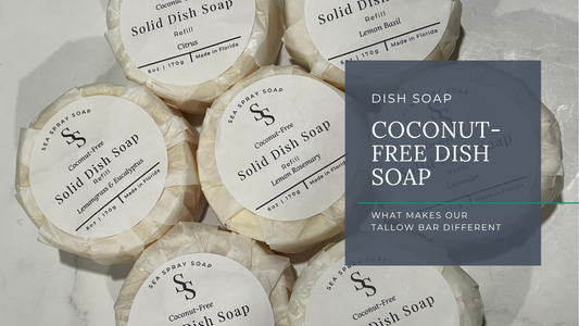 Coconut-Free Dish Soap: What Makes Our Tallow Bar Different