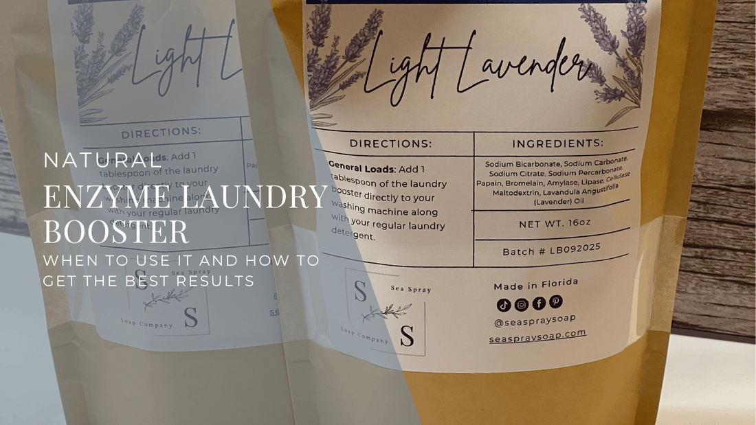 Natural Enzyme Laundry Booster: When to Use It and How to Get the Best Results - Sea Spray Soap