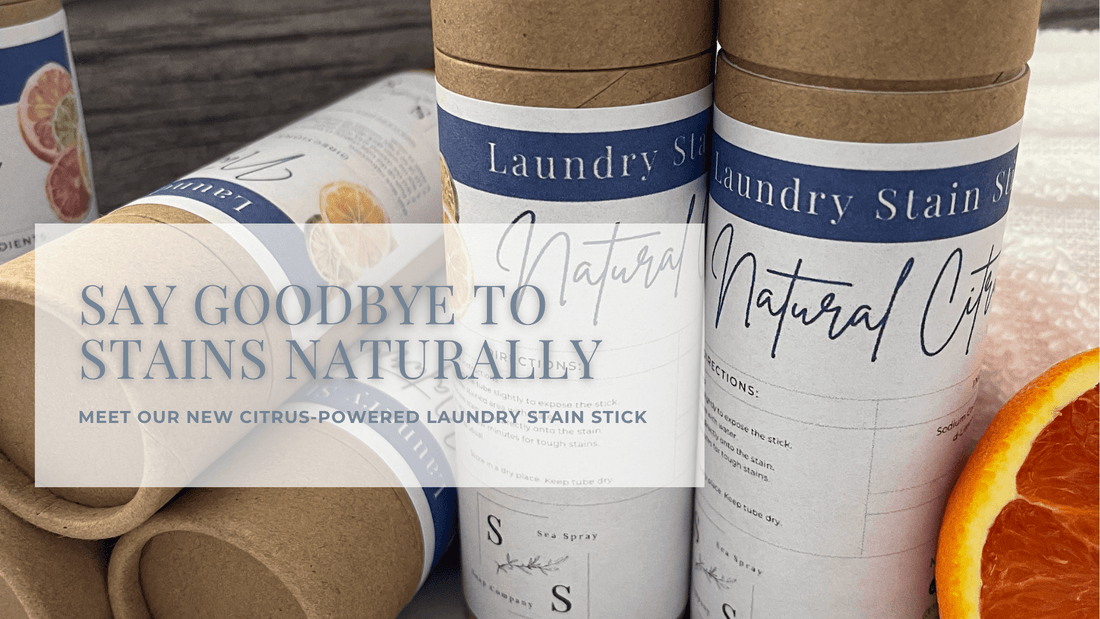 Say Goodbye to Stains, Naturally – Meet Our New Citrus-Powered Laundry Stain Stick! - Sea Spray Soap