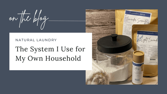 The Natural Laundry System I Use for My Own Household - Sea Spray Soap