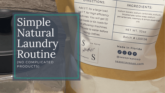 The Simplest Natural Laundry Routine (No Complicated Products) - Sea Spray Soap