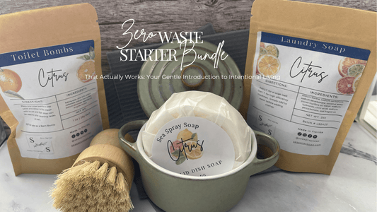 The Zero Waste Starter Bundle That Actually Works: Your Gentle Introduction to Intentional Living - Sea Spray Soap