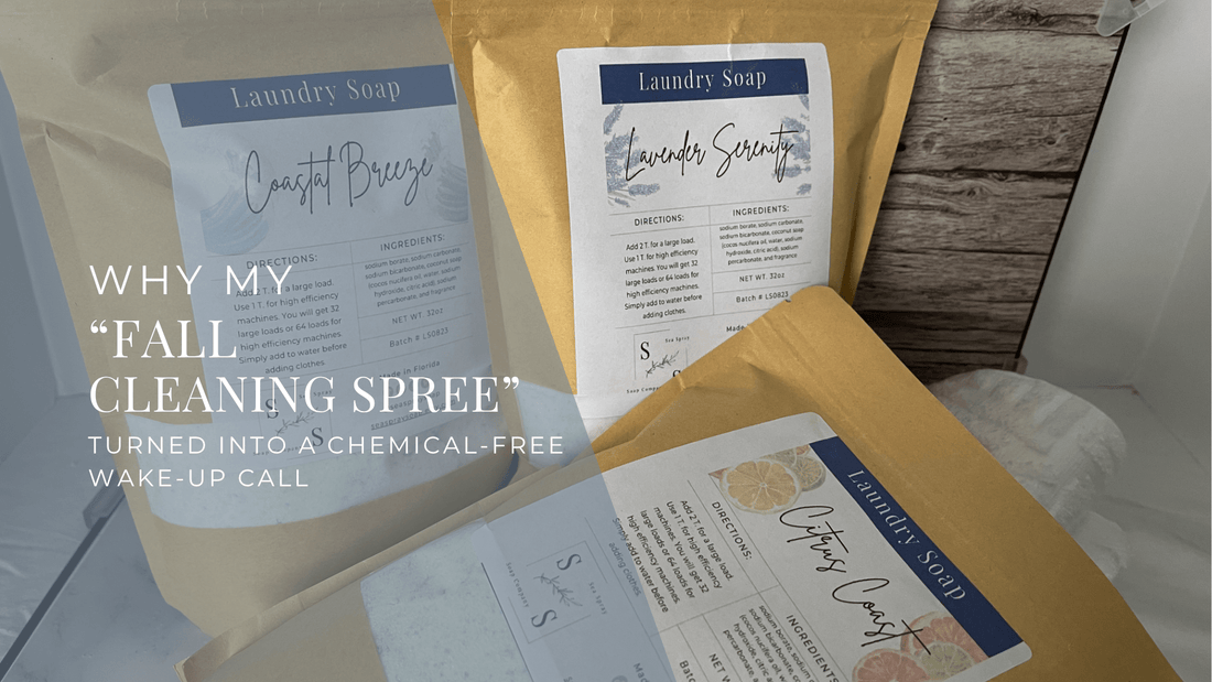 Why My "Fall Cleaning Spree" Turned Into a Chemical-Free Wake-Up Call - Sea Spray Soap