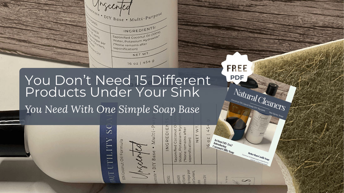 You don't need 15 different cleaning products under your sink - Sea Spray Soap