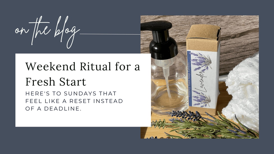 Your Natural Weekend Reset: Simple Ways to Recharge at Home - Sea Spray Soap