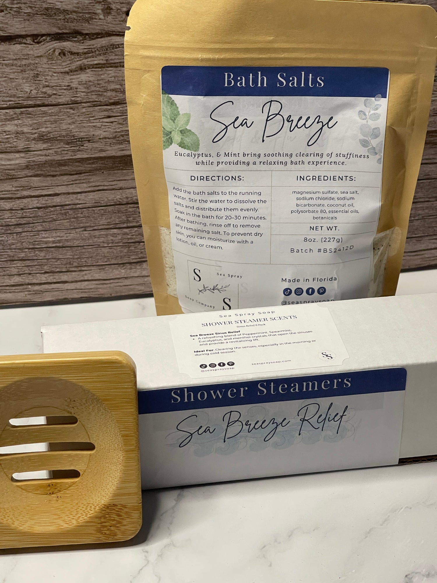 Bath Salts & Steamers - Sea Spray Soap