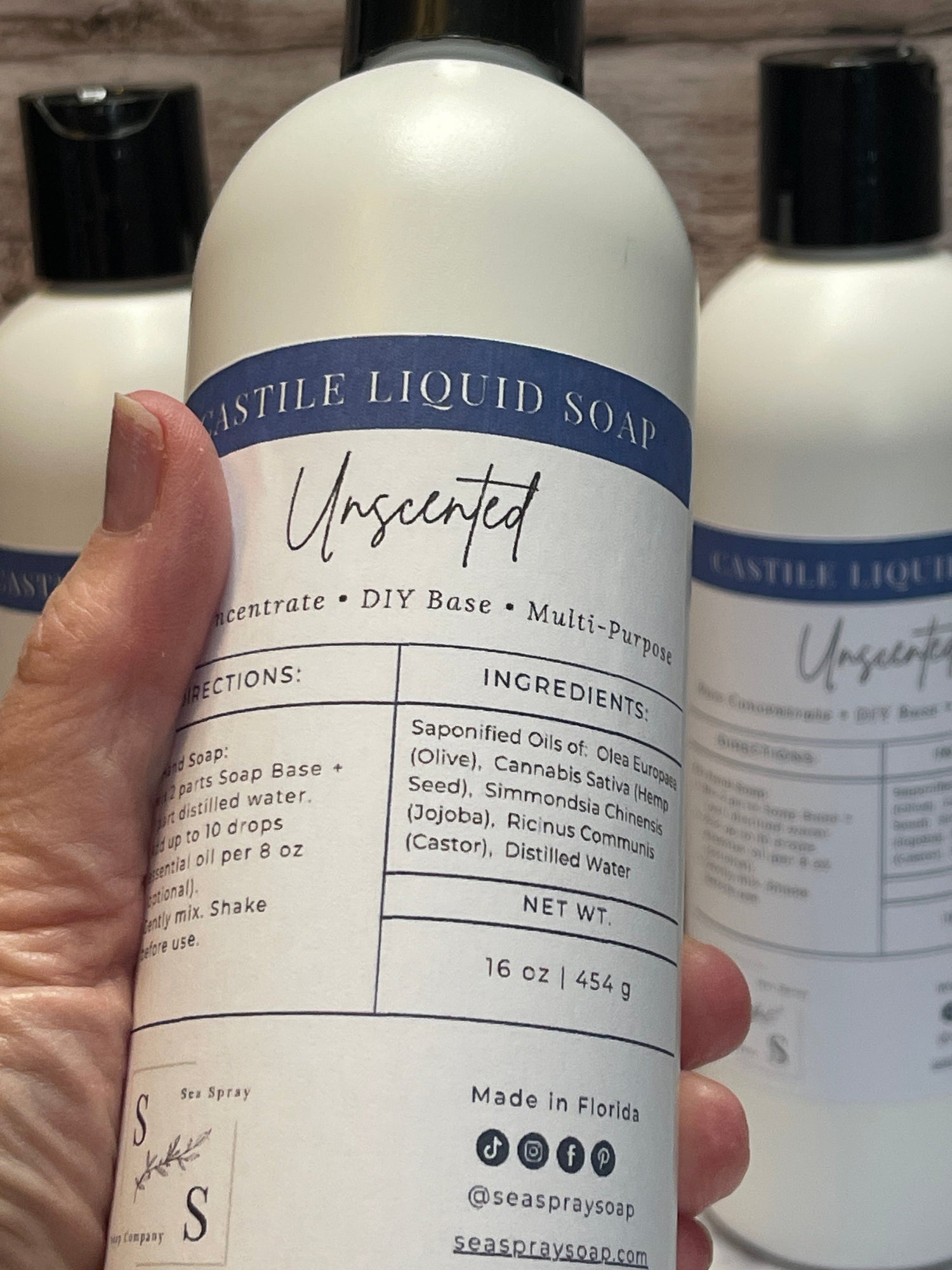 Liquid Soap Bases - Sea Spray Soap