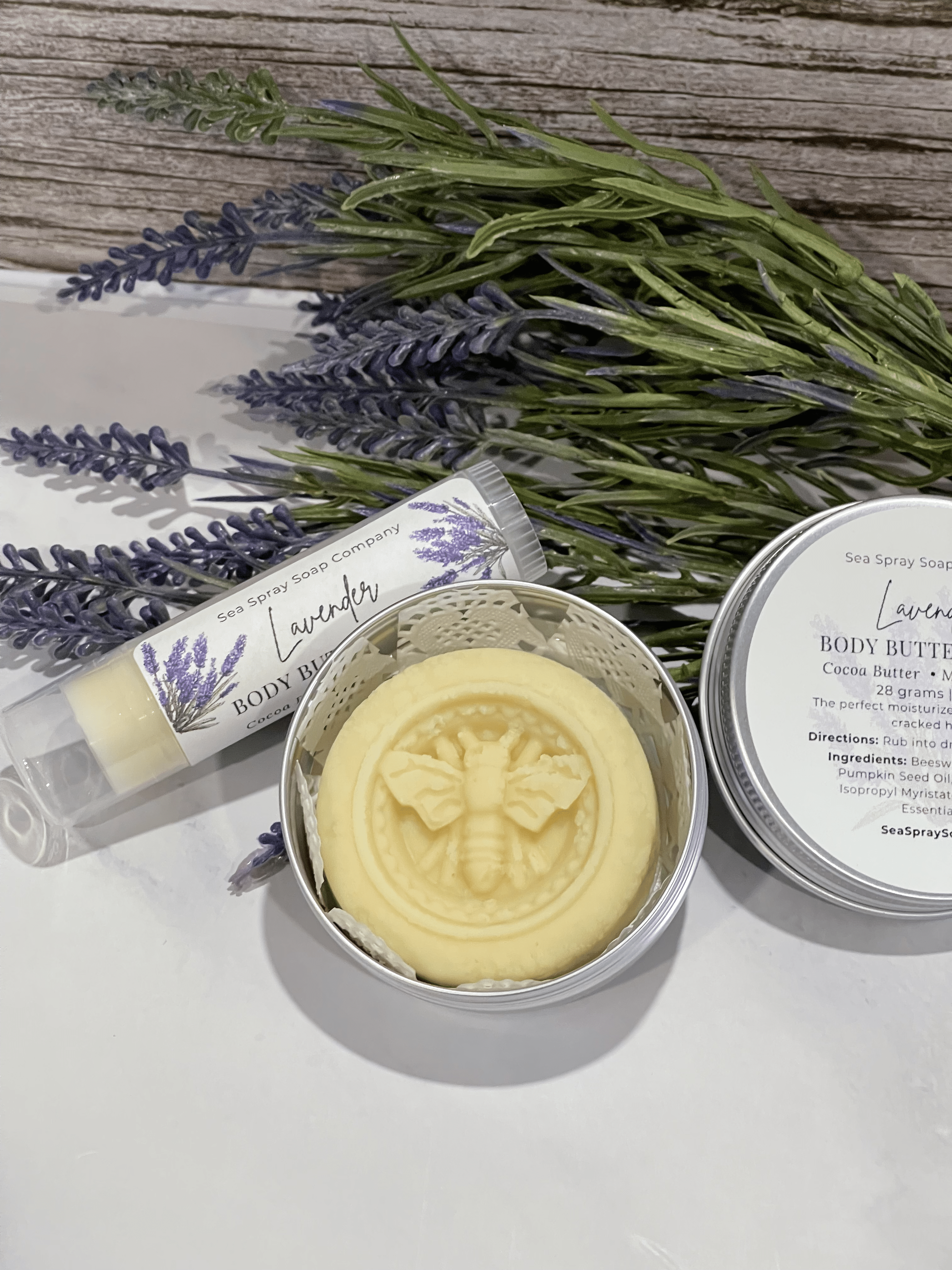 Natural Lotion Bar & Solid Body Butter | Sea Spray Soap