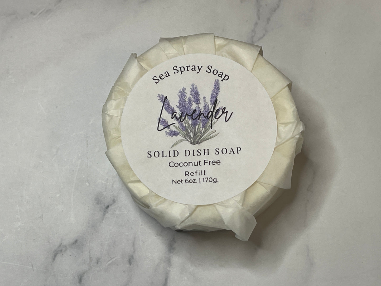 Coconut-Free Solid Dish Soap Bar Refill - 6 oz