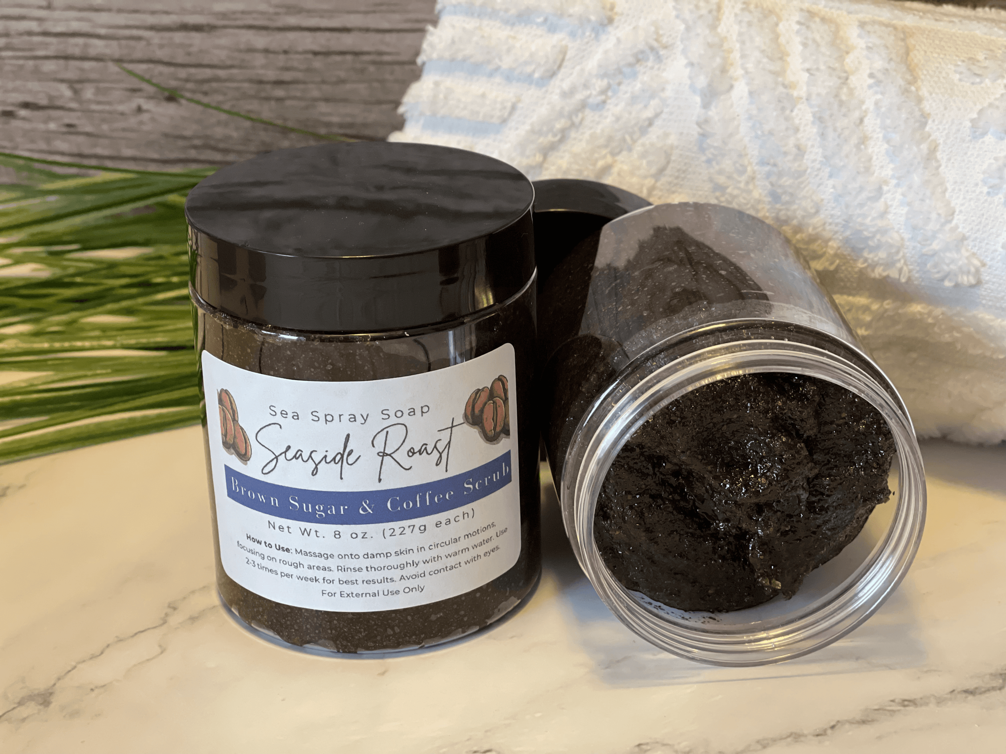 Seaside Roast Foaming Sugar Scrub - Sea Spray Soap
