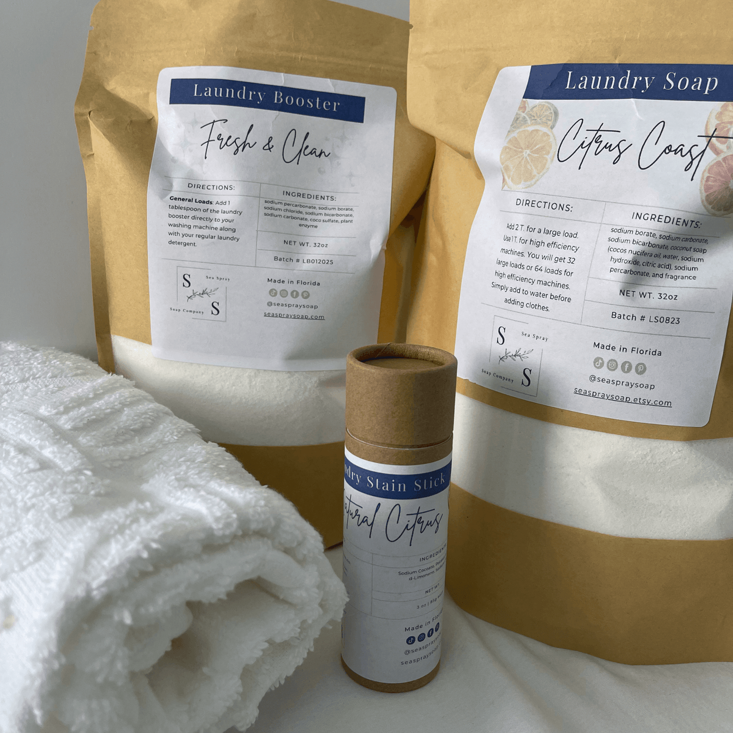 Laundry Stain Stick - Sea Spray Soap