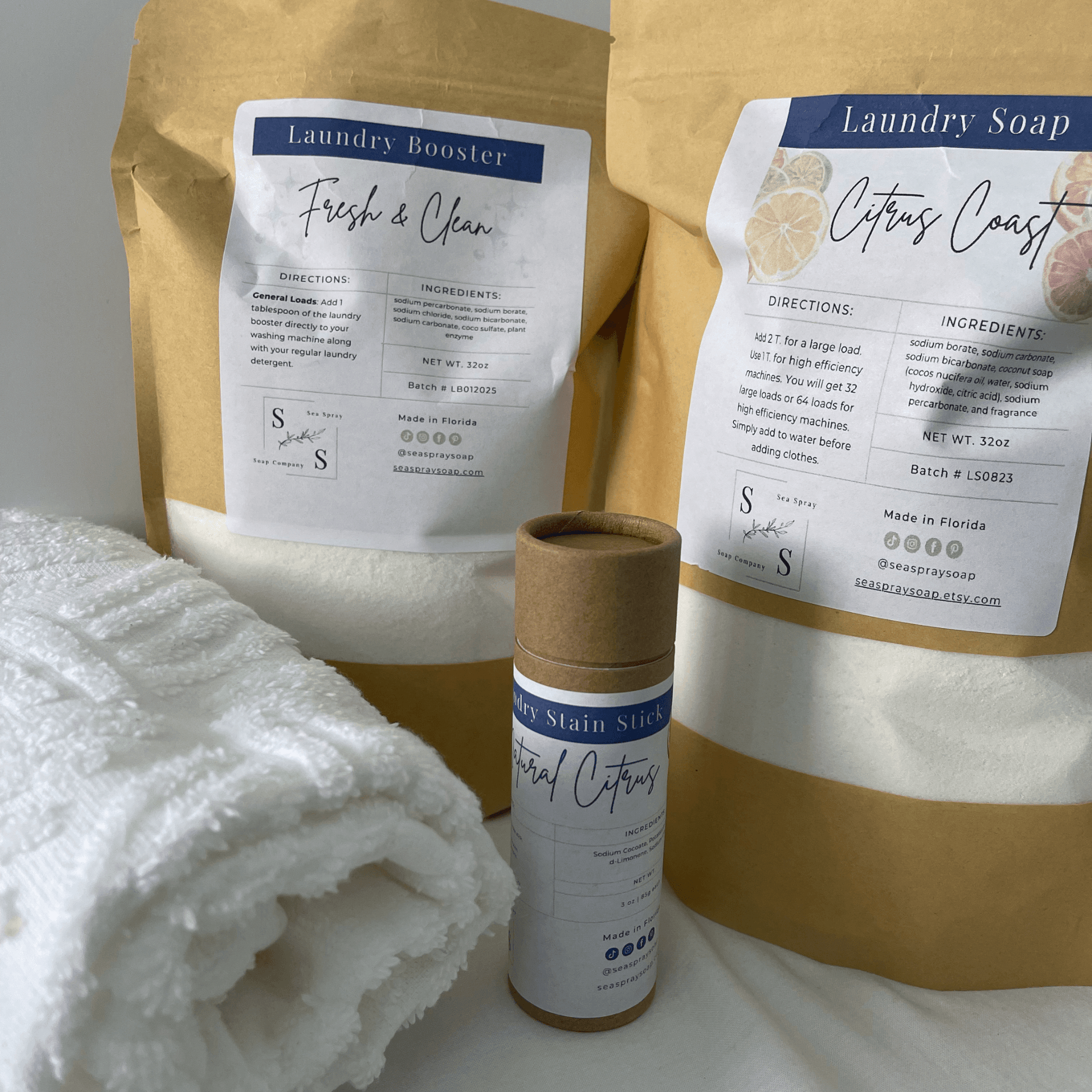 Laundry Stain Stick - Sea Spray Soap